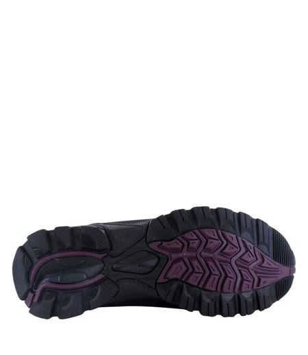 Hi-Tec Womens/Ladies Raven Mid Cut Walking Boots (Black/Grape Wine) - UTFS9976