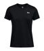 T-shirt Tech Femme Noir Blanc Under Armour-2