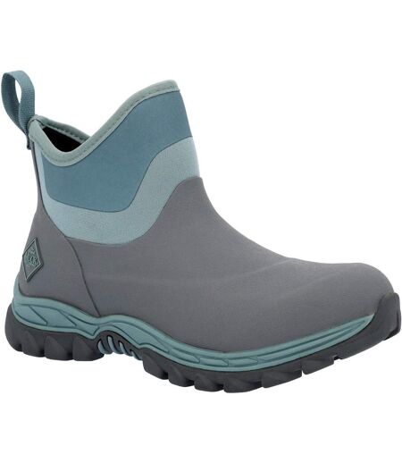 Muck Boots Womens/Ladies Arctic Sport II Ankle Boots (Gray/Trooper Blue) - UTFS9423