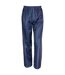 Unisex Adult Waterproof Over Trousers Navy Result Core-1