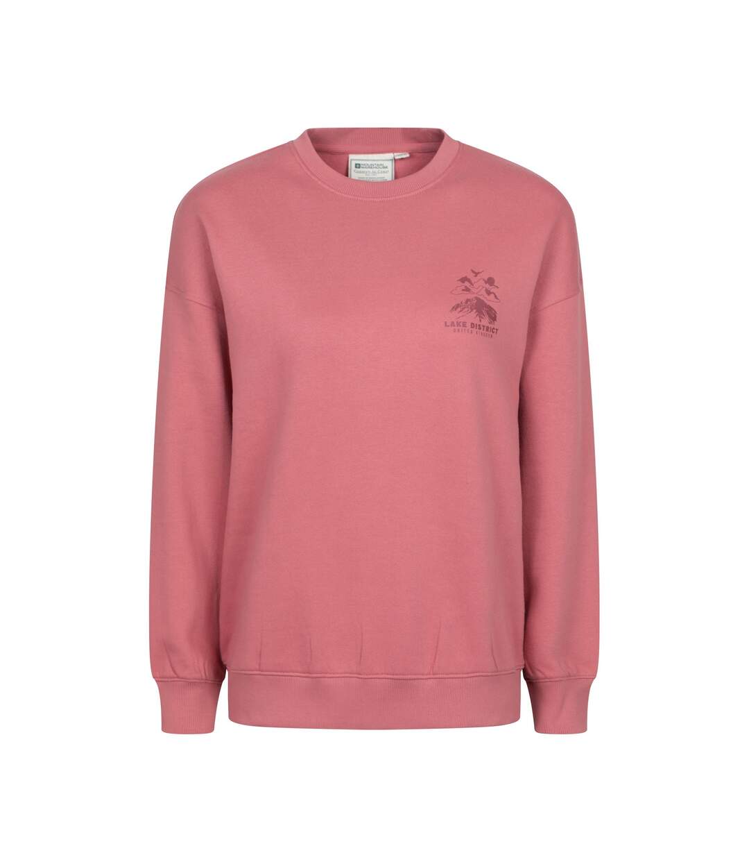 Womens/ladies Scotland Graphic Sweatshirt Pink Mountain Warehouse-1