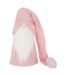Père-Noël Gnome Déco Hiver 60cm Rose Clair-1