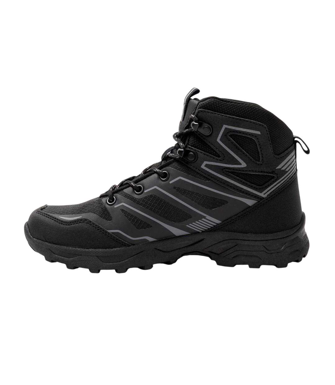 Chaussures Montantes De Marche Femme Noir Donnay-3