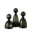 Vase Bouteille Bouchon en Verre Yoko 29cm Vert Foncé-3