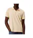 Polo jaune homme calvin klein jeans ss monogram pique-1
