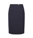 Womens/ladies Vilea Plain Pencil Skirt Blue Boss-1