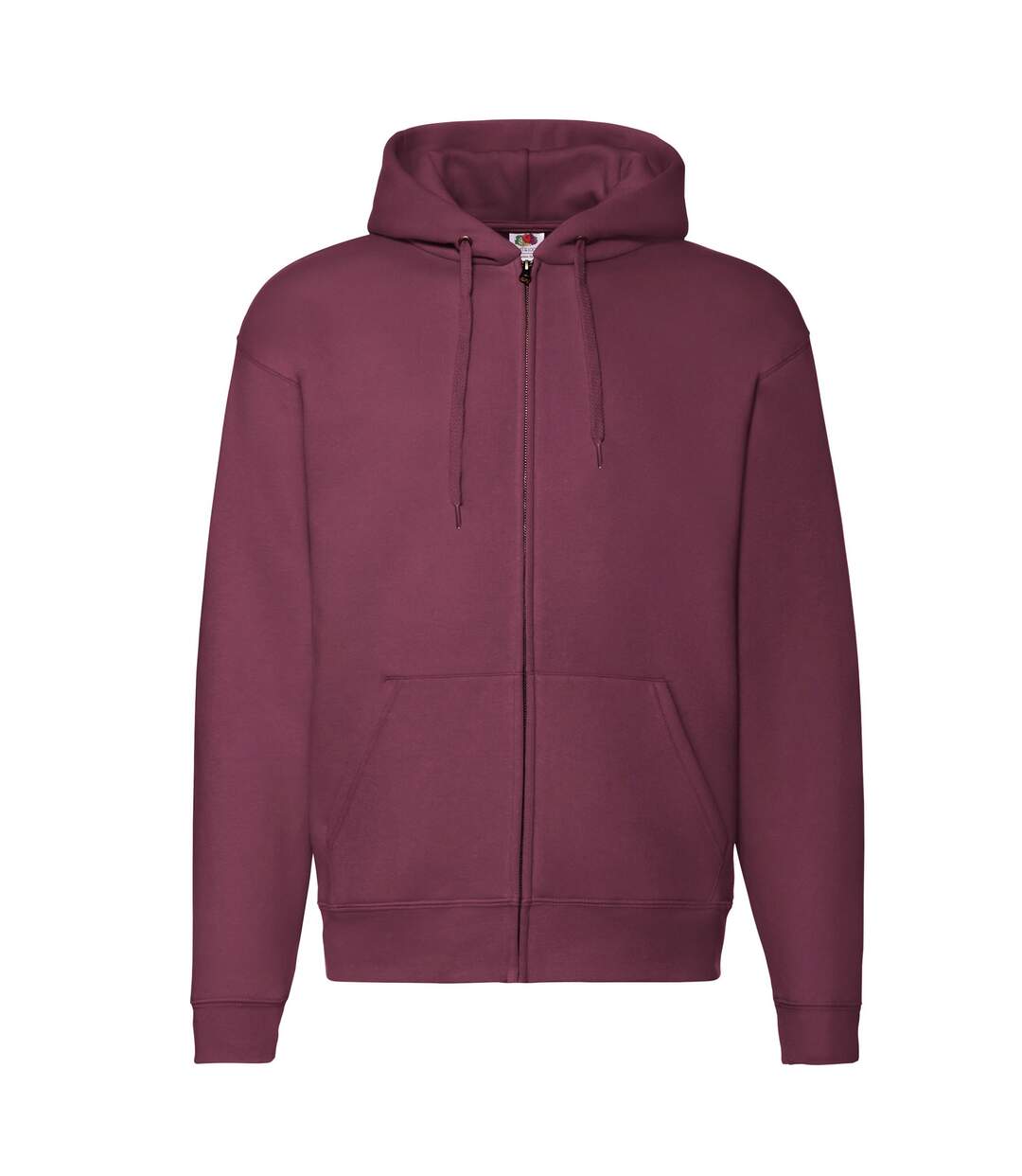 Veste À Capuche Premium Adulte Bordeaux Fruit Of The Loom-1