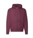 Veste À Capuche Premium Adulte Bordeaux Fruit Of The Loom-1