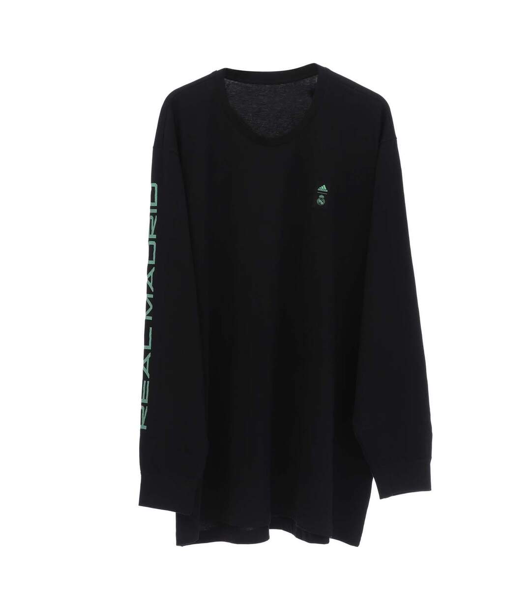 T-shirt manches longues performance homme noir / vert Adidas-1