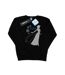 Disney Pantalon de survêtement Frozen Elsa Christmas Silhouette Femmes/Dames (Noir) - UTBI6138-1