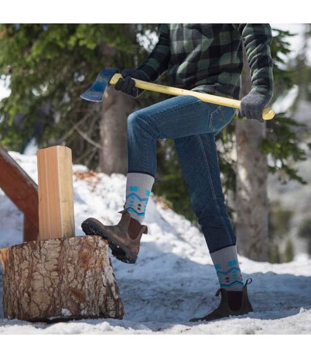 Chaussettes de Ski Homme Thermiques Hautes Fines