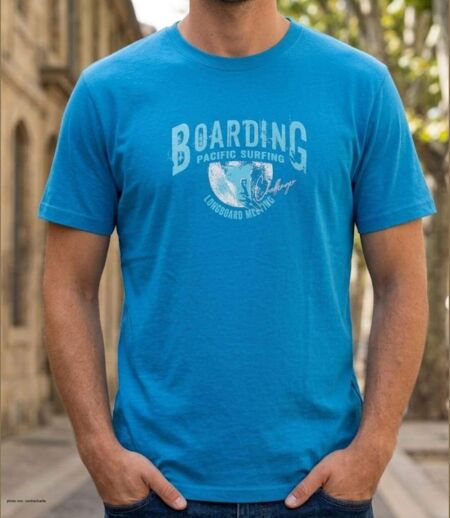 CHALLENGER SOMBRERO1 - Tee-shirt imprimé manches courtes en coton peigné ultra-doux