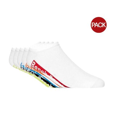 Pack of 5  Mens kulda liner socks  white Bench