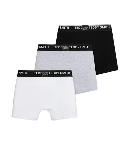 Lot de 3 boxers noirs/gris/blanc homme teddy smith 1ts/52/8 - l