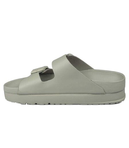 Womens/ladies Arizona Flx Lena Platform Sandals Frost Gray Birkenstock