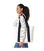 Tote Bag Taille Unique Naturel Bleu Marine Bagbase-1