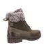 Womens/ladies evenlode ankle boots khaki brown Cotswold