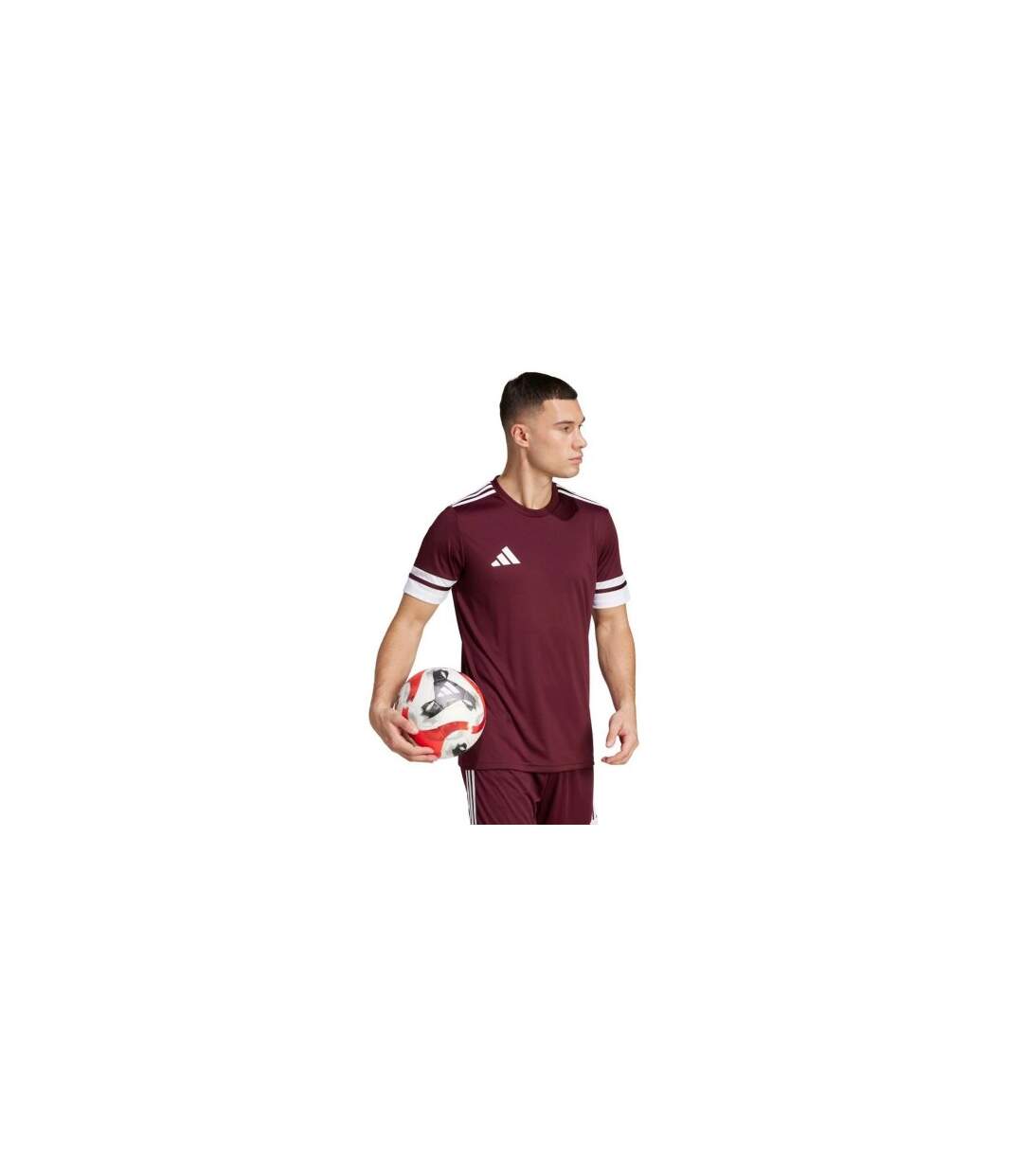 Maillot Squadra Homme Bordeaux Foncé Adidas-1