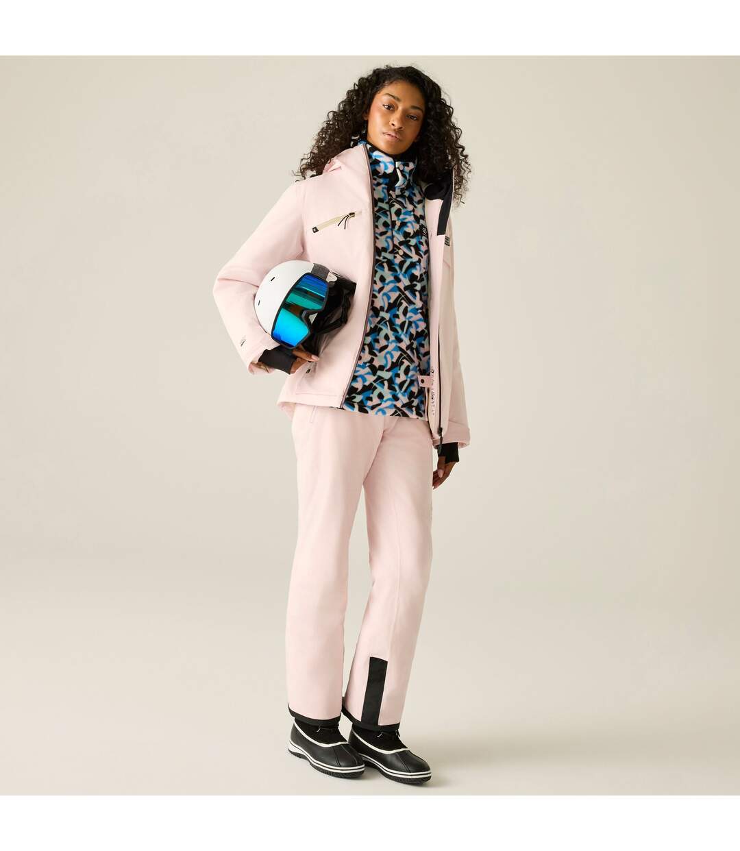 Blouson De Ski Bluebird Femme Rose Pâle Dare 2B-1