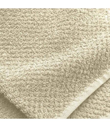 Lot de 2 Essuie-mains Gourmet 50x50cm Naturel & Blanc