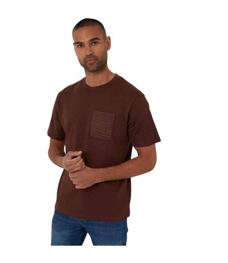 T-shirt Havana Homme Marron Gris Threadbare
