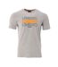 T-shirt gris/orange homme umbro net - 4xl-1