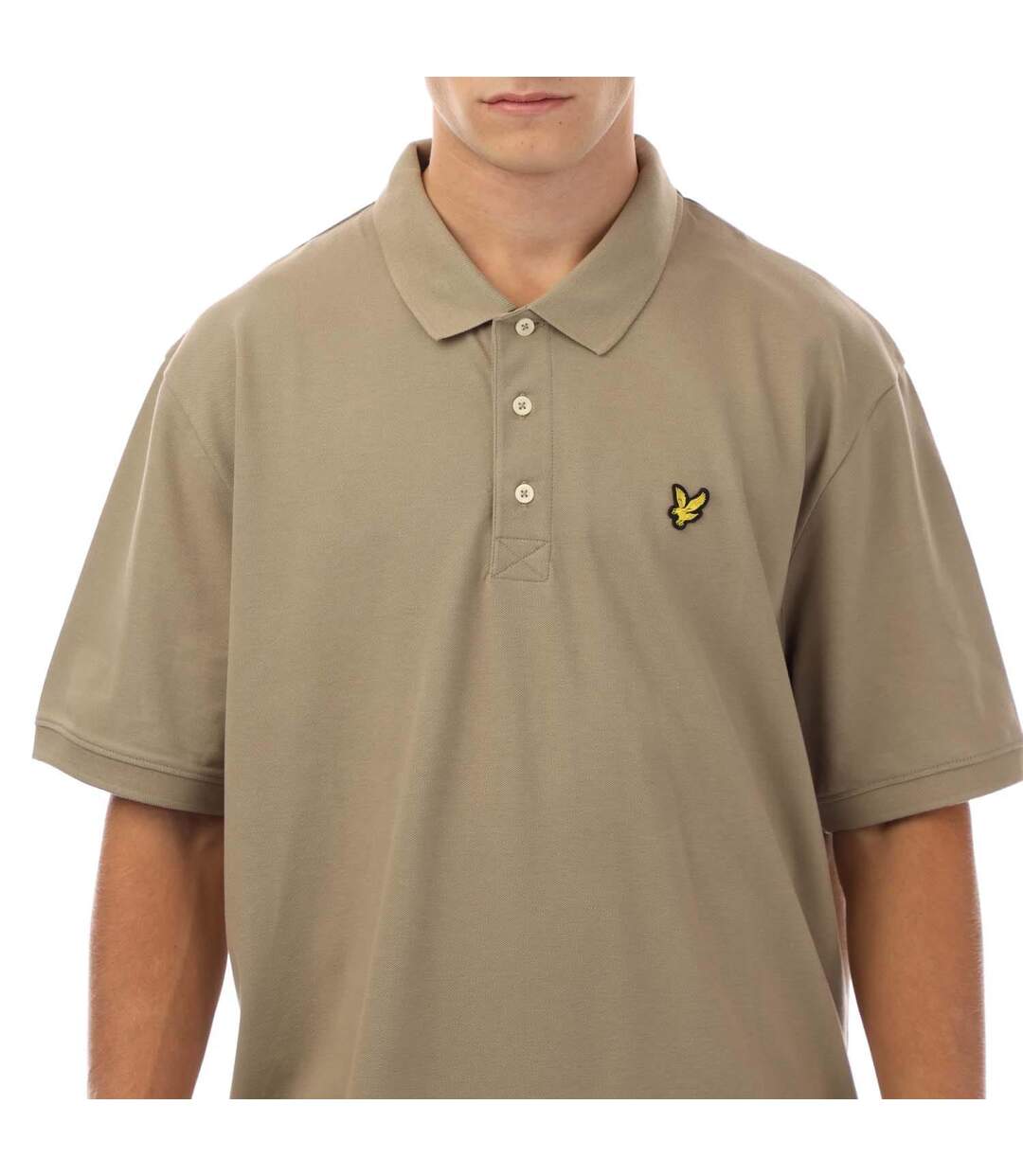 Polo Uni Homme Beige Lyle & Scott-2
