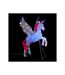 Paris Prix - Décoration Lumineuse licorne 85cm Multicolore