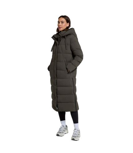 Manteau comfort cloud femme kaki foncé Animal