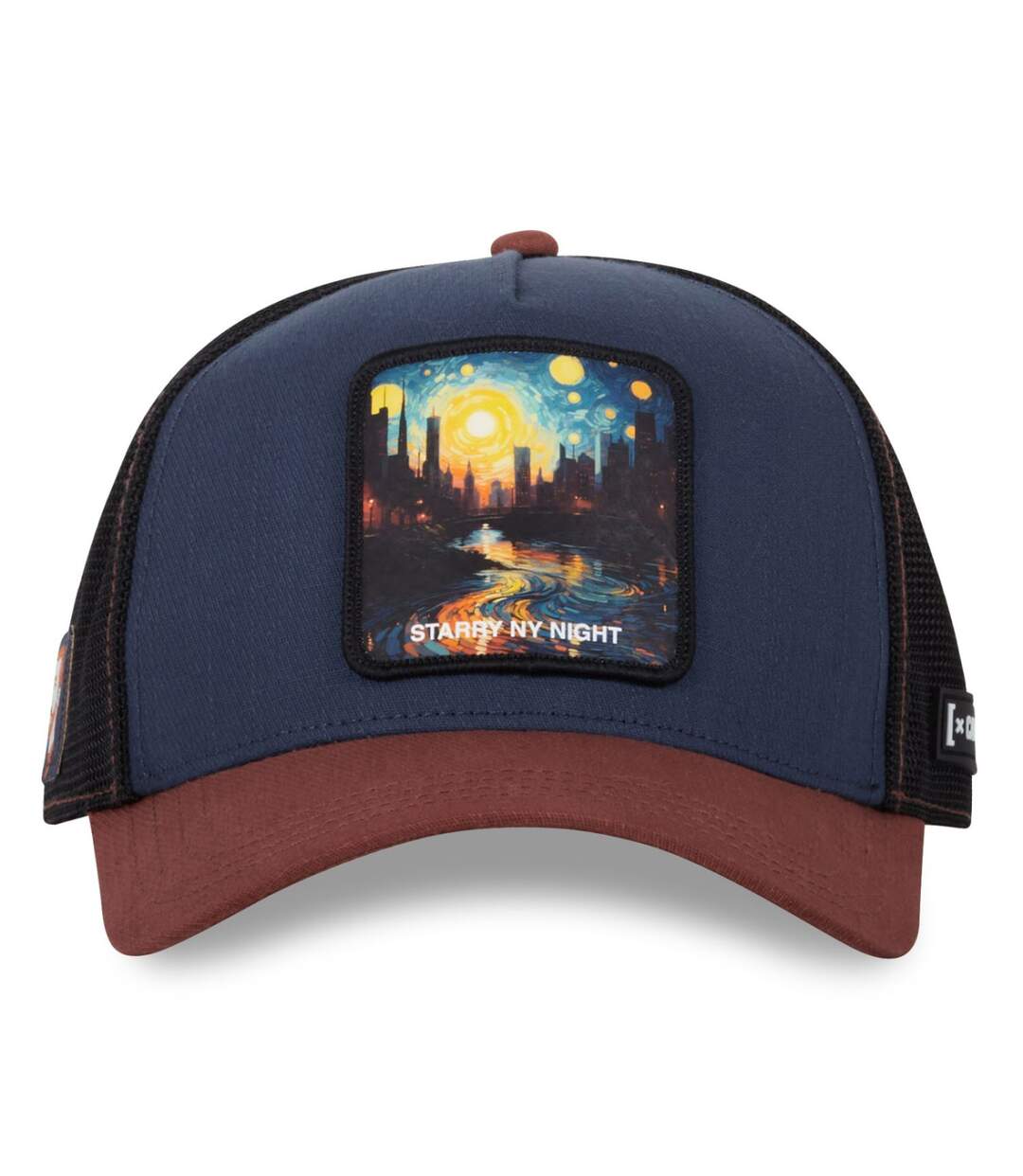 Casquette homme trucker effet bamboo finitions premium Starry Night Capslab-2