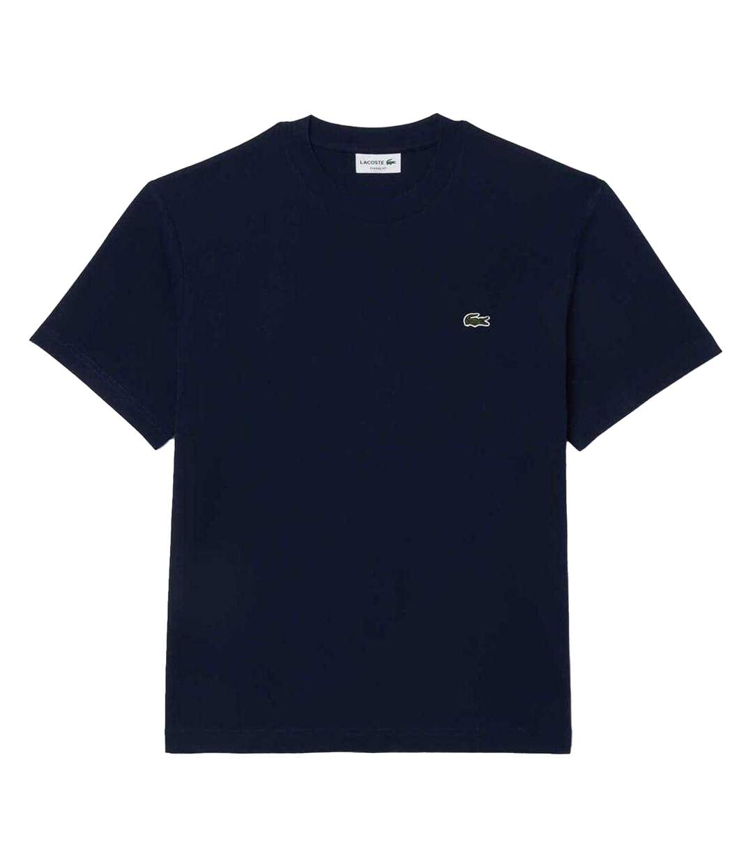 Mens Embroidered Logo T-shirt Navy Lacoste-2