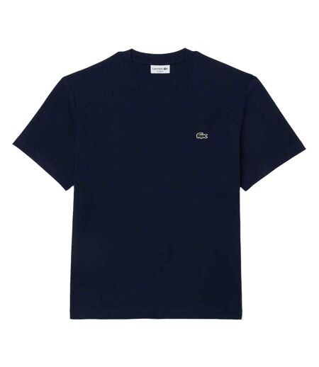 Mens Embroidered Logo T-shirt Navy Lacoste
