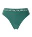 Culotte de bain taille haute vert Mirage-1