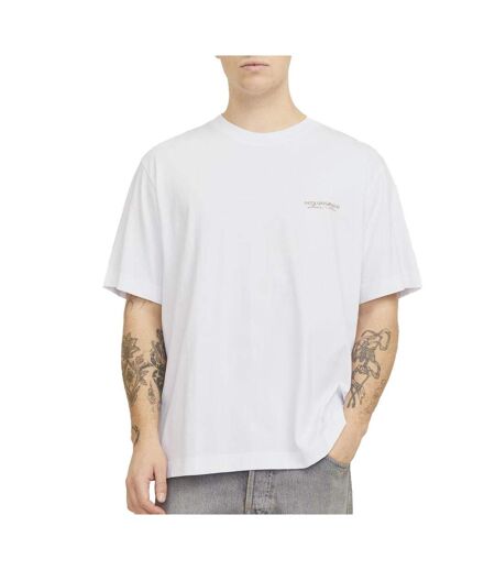 T-Shirt blanc homme jack & jones whislington