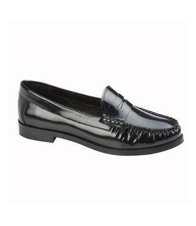 Cipriata Womens/Ladies Nicolina Leather Loafers (Black) - UTDF2227