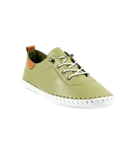 Tennis st ives femme vert kaki Lunar