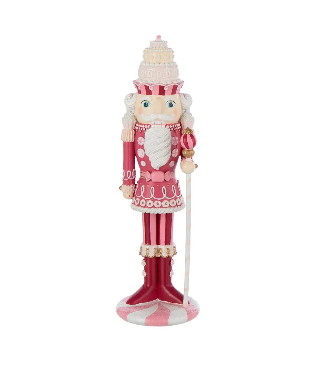 Casse-Noisette Déco Bonbon 28cm Rose-1