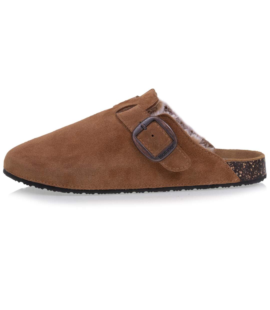 Isotoner Mules femme tout en cuir, ultra confortables, légères et très tendance-3