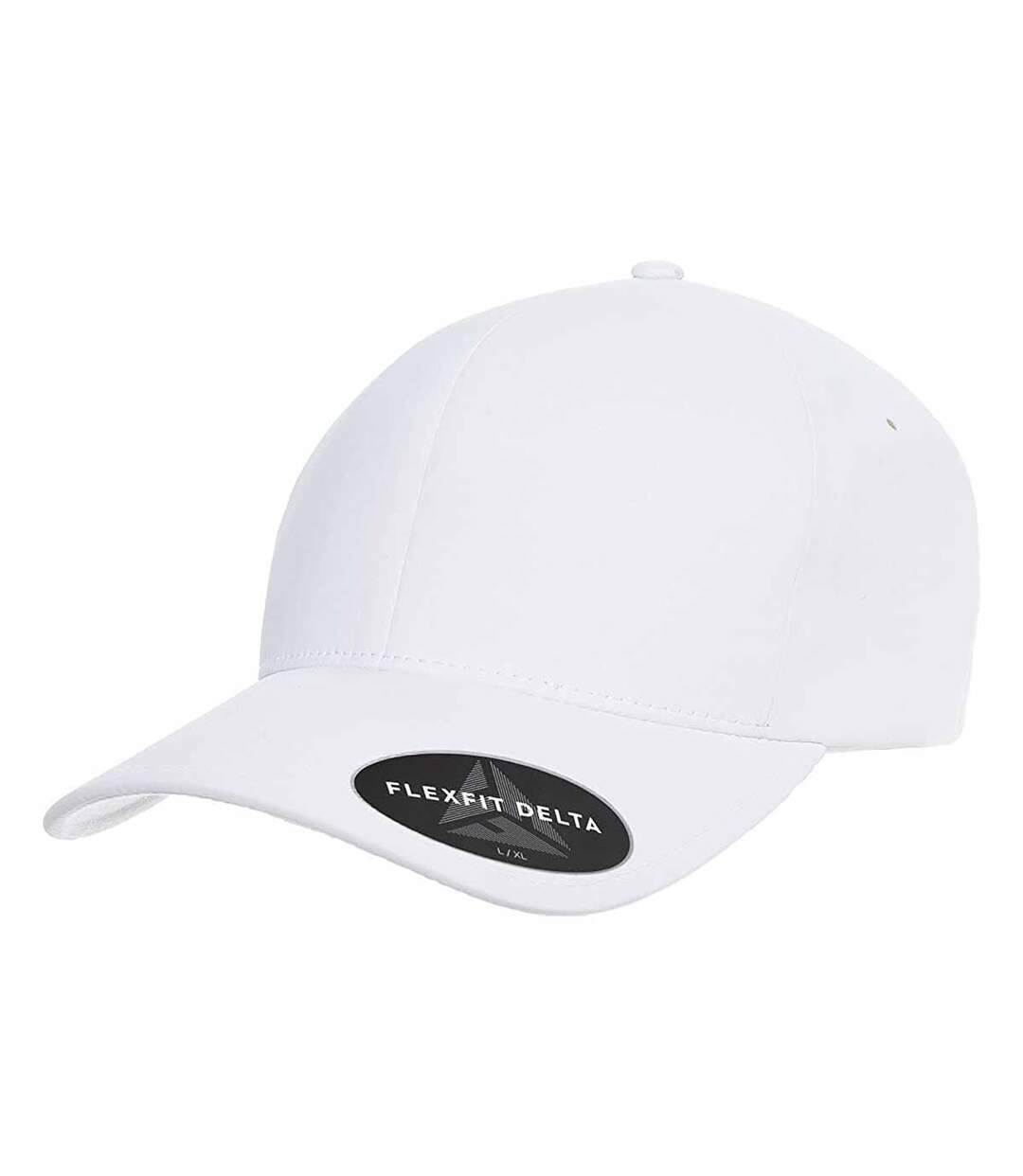 Lot de 2  casquettes imperméables flexfit adulte blanc Yupoong-3