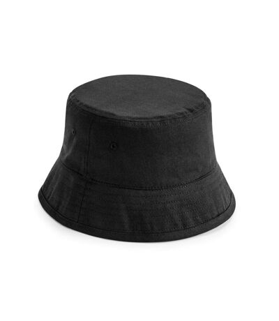Beechfield Unisex Adult Cotton Bucket Hat (Black) - UTBC5057