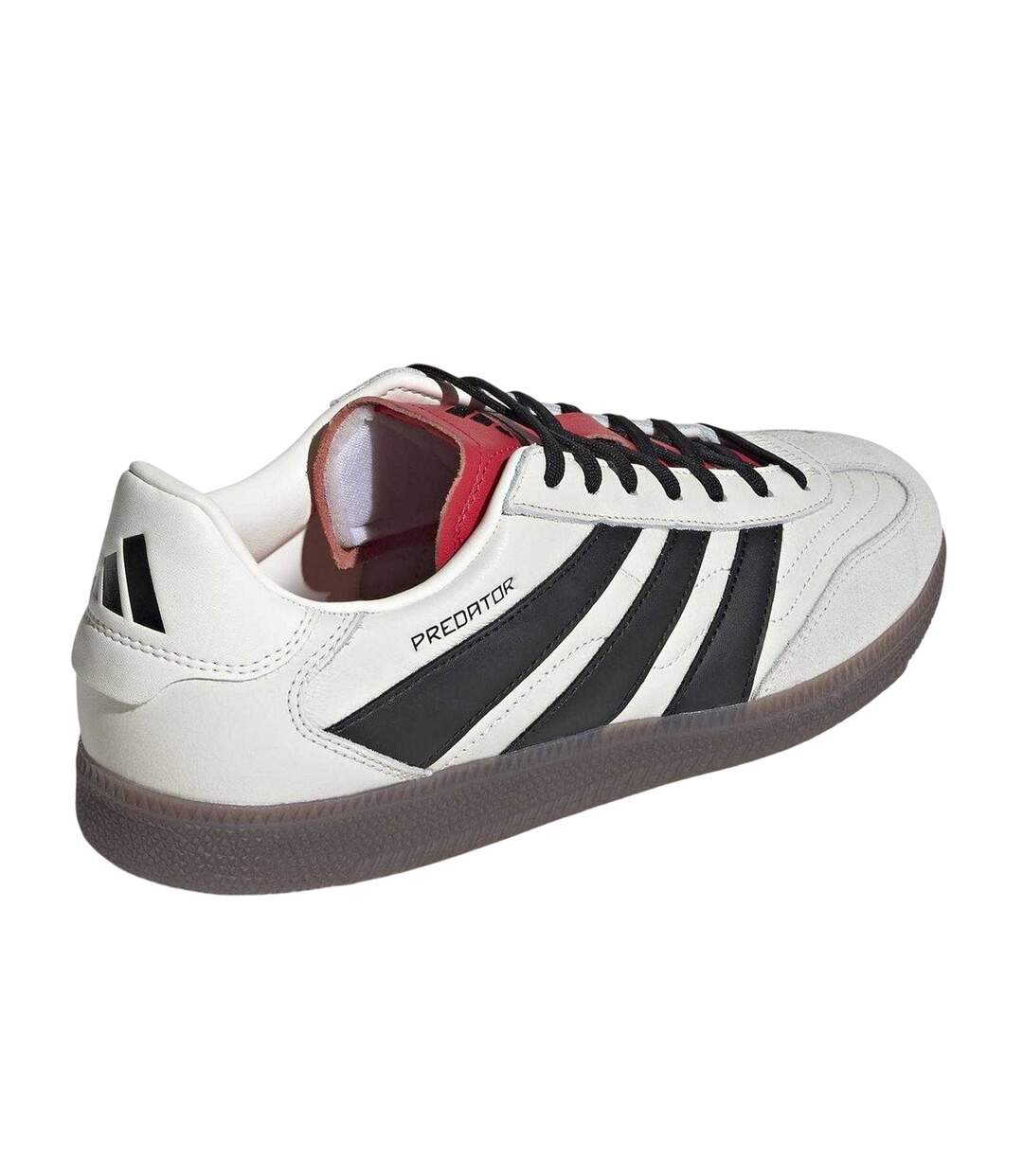 Baskets Futsal Motif/style Détail Rayé Predator Freestyle Homme Blanc Noir Rubis Adidas-2