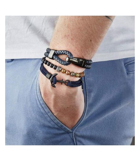 Bracelet noir homme geographical norway 315028 - taille unique