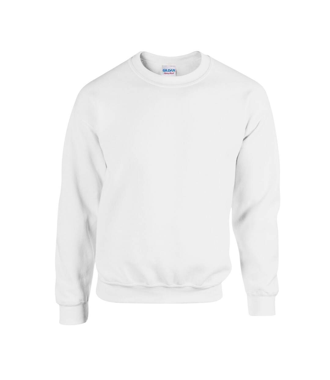 Sweat adulte blanc Gildan-1