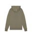 Mens Active Big Logo Hoodie Army Green Aquascutum-2