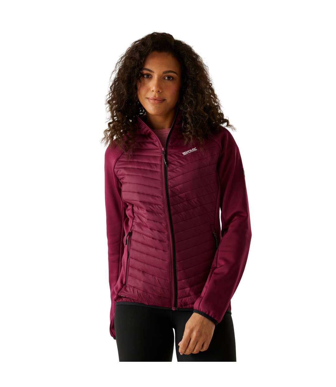 Womens/ladies Anderson Hybrid Jacket Dark Pimento Regatta-1