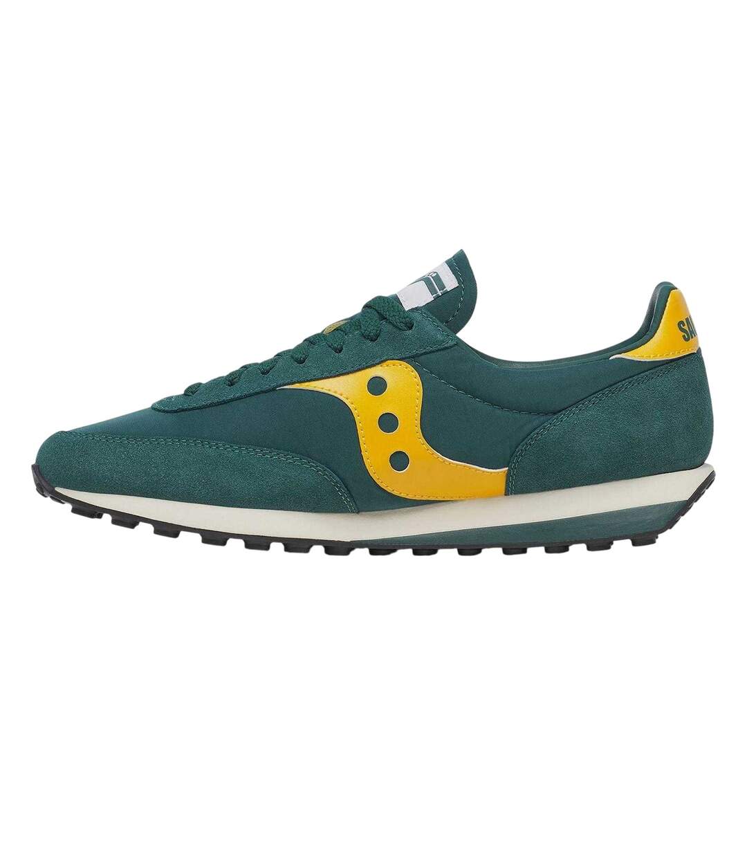 Mens 80 Suede Trainers Green Saucony-3