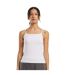 Womens/ladies Jersey Stretch Top White Build Your Brand-1