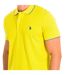 KORY Short Sleeve Polo with contrast lapel collar 64782 man