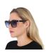 Lunettes De Soleil Motif/style Dégradé Femme Taille Unique Bleu Calvin Klein-1