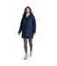 Veste Imperméable À Capuche Avec Bord Duveteux Amovible Sofia Femme Bleu Marine Craghoppers-4